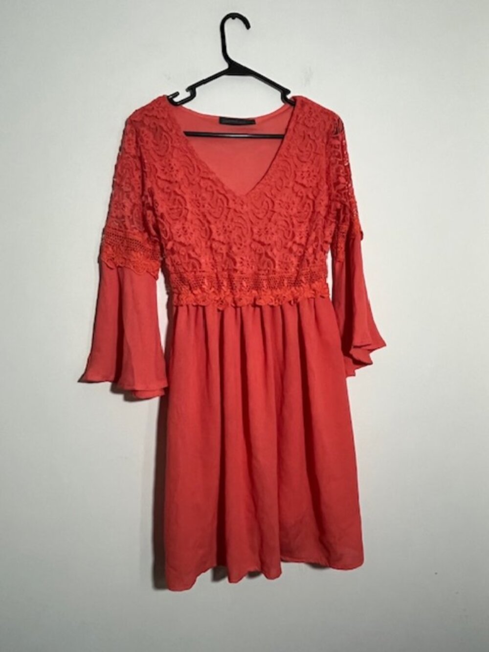 Zanzea Collection Orange Dress Size Small